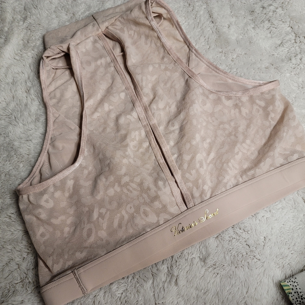 Cheetah print Victoria's secret sports bra